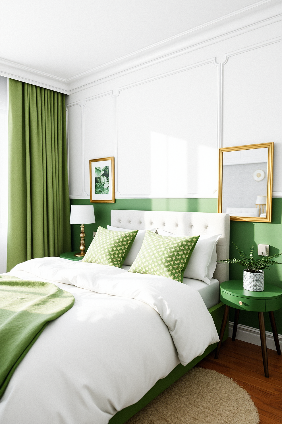 Playful Green Pat