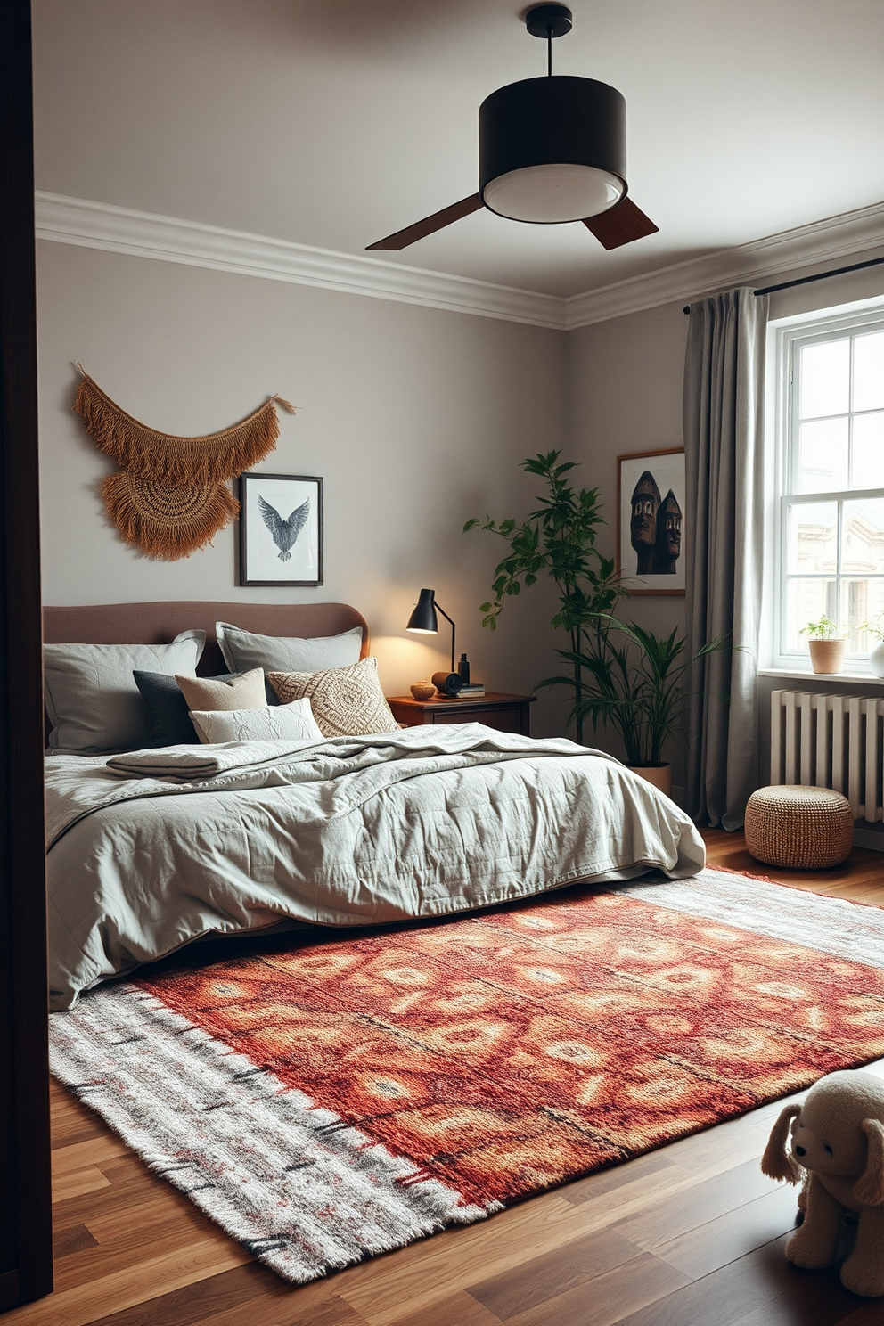 5 Cozy Bedroom Ideas to Snuggle Up in Style! - Layered Rugs for Extra Comfort