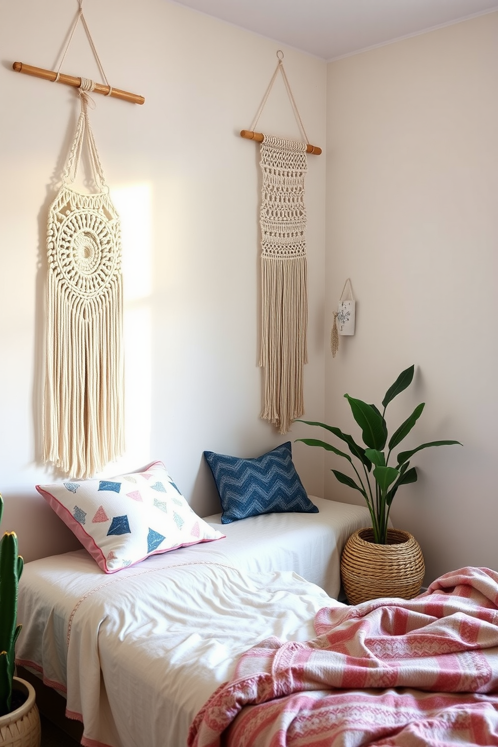 10 Dreamy Boho Bedroom Ideas for Trendy Teens - 2. Dreamy Macramé Wall Hangings