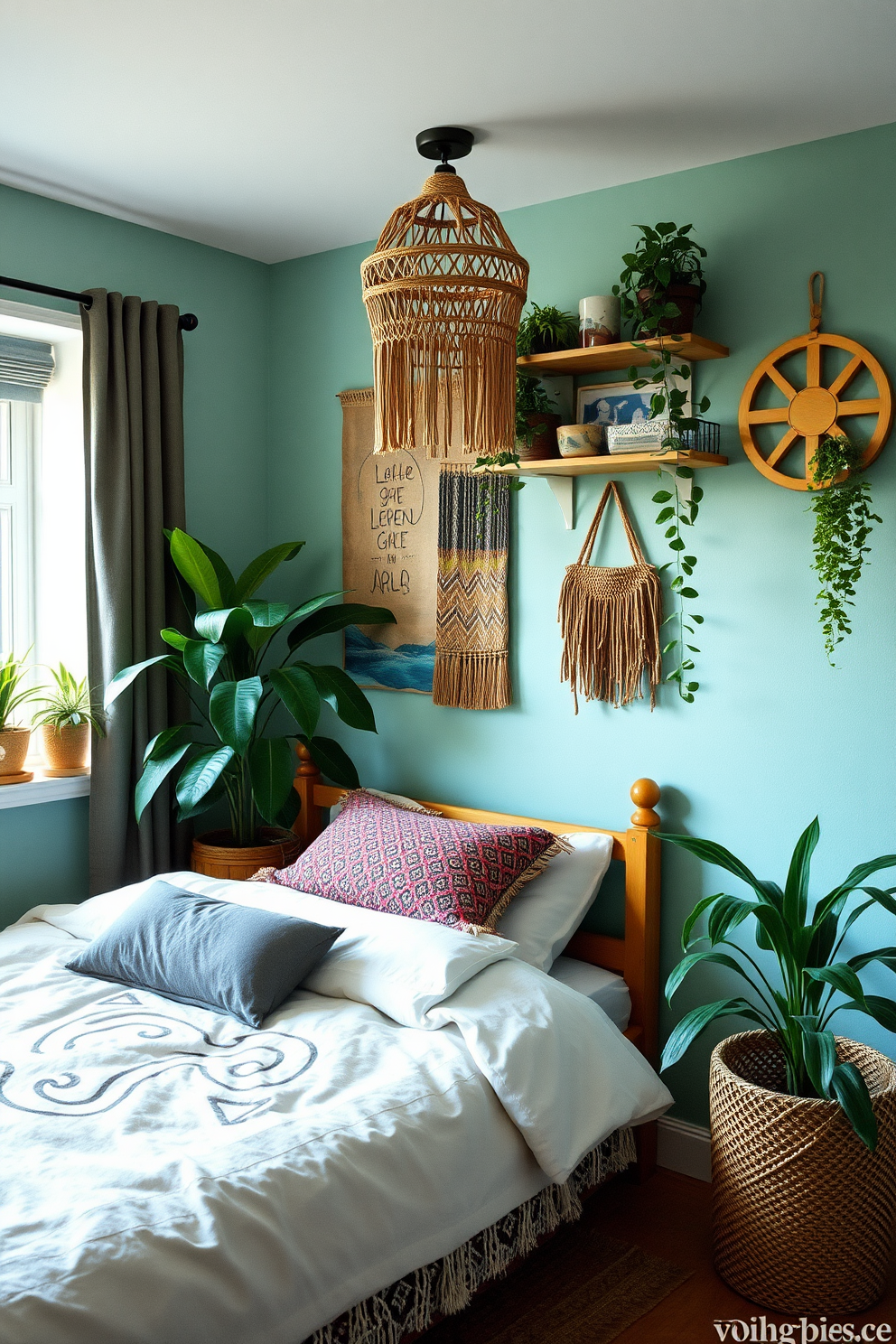 10 Dreamy Boho Bedroom Ideas for Trendy Teens - 5. Bohemian Plants: Bring Nature Indoors