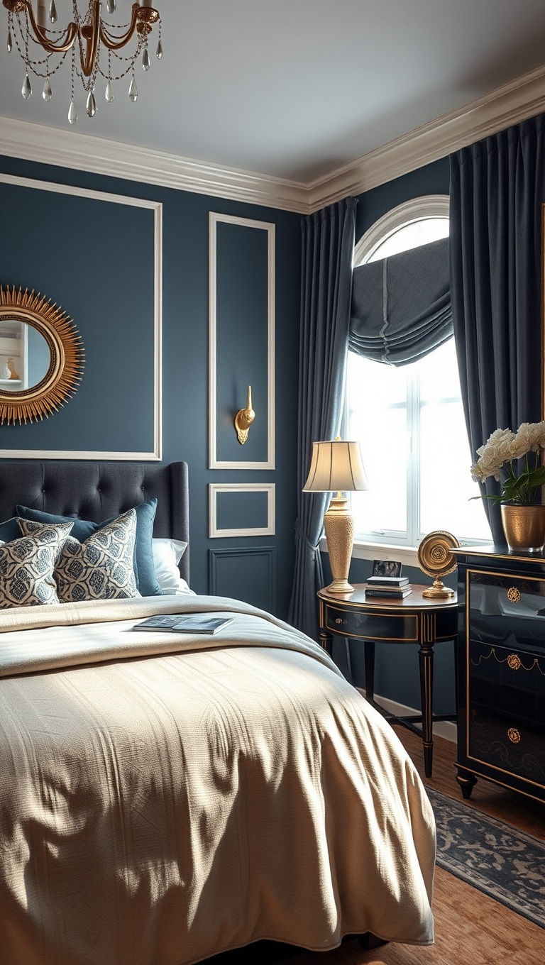 20 Art Deco Bedroom Ideas to Inspire Your Dream Space - 11. Decorative Accessories: Add Flair with Finishing Touches