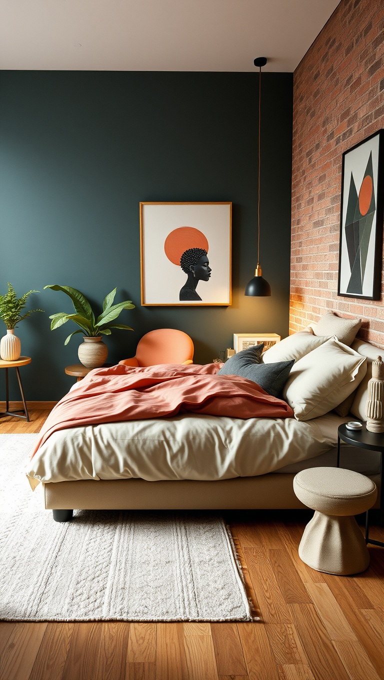 20 Artsy Creative Bedroom Ideas to Spark Your Imagination - 8. Statement Furniture: Choose Unique Pieces that Stand Out