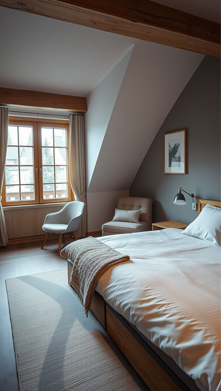 Cozy Up! 20 Fabulous Ideas for Chalet Style Bedrooms - 7. Soft Lighting: Create a Relaxing Ambiance