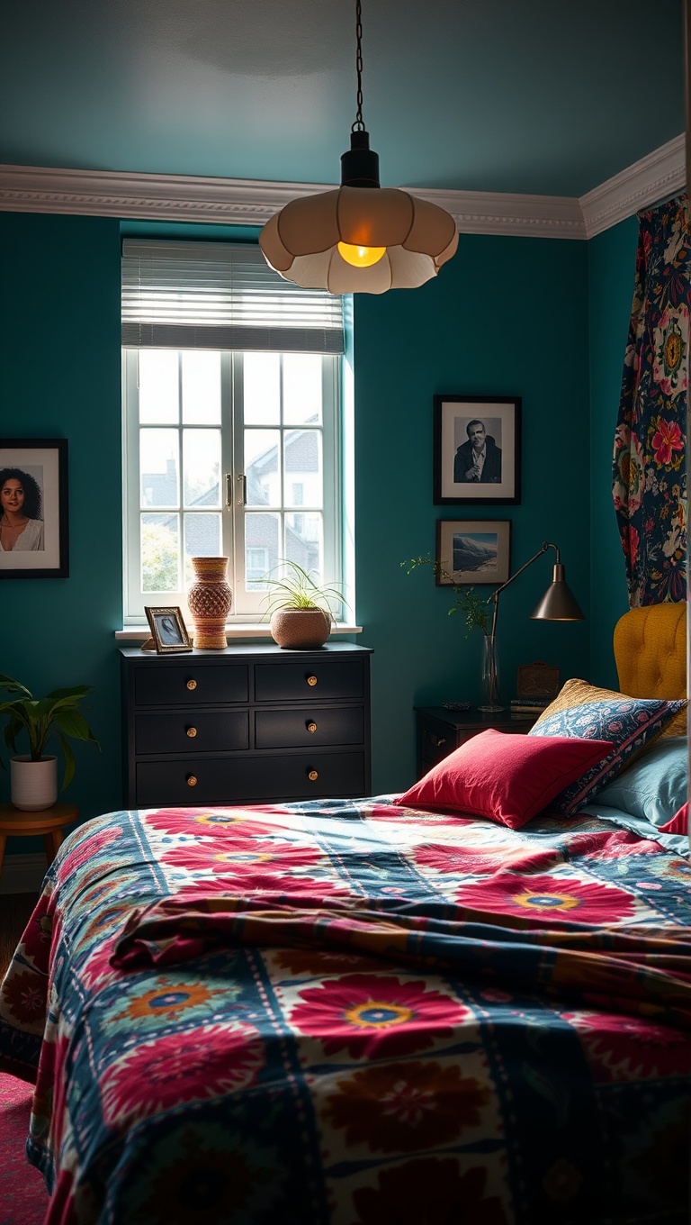 20 Vibrant Ideas for a Colorful Eclectic Bedroom - Create a Colorful Bedspread