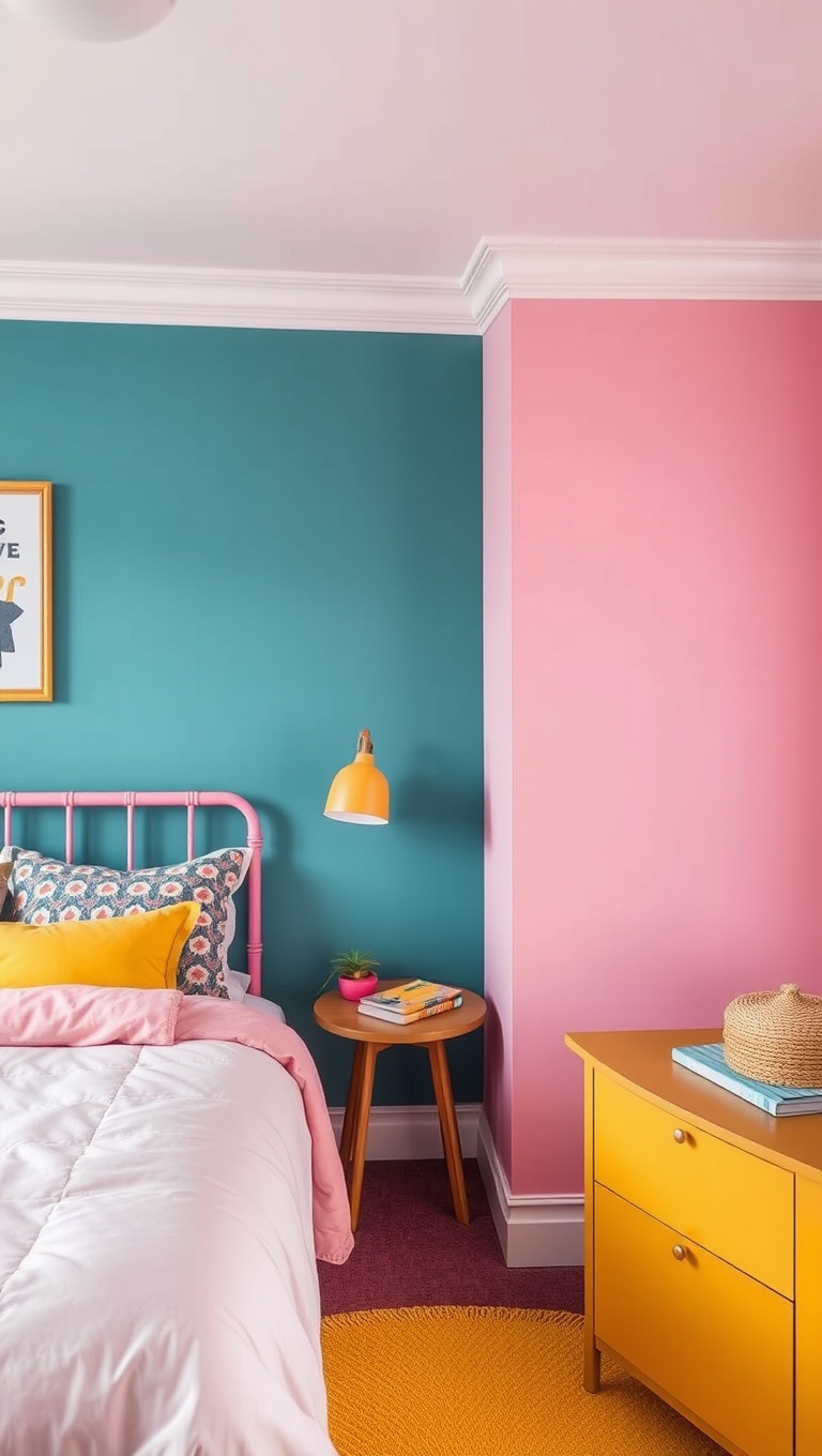 20 Vibrant Ideas for a Colorful Eclectic Bedroom - Choose a Fun Color Palette
