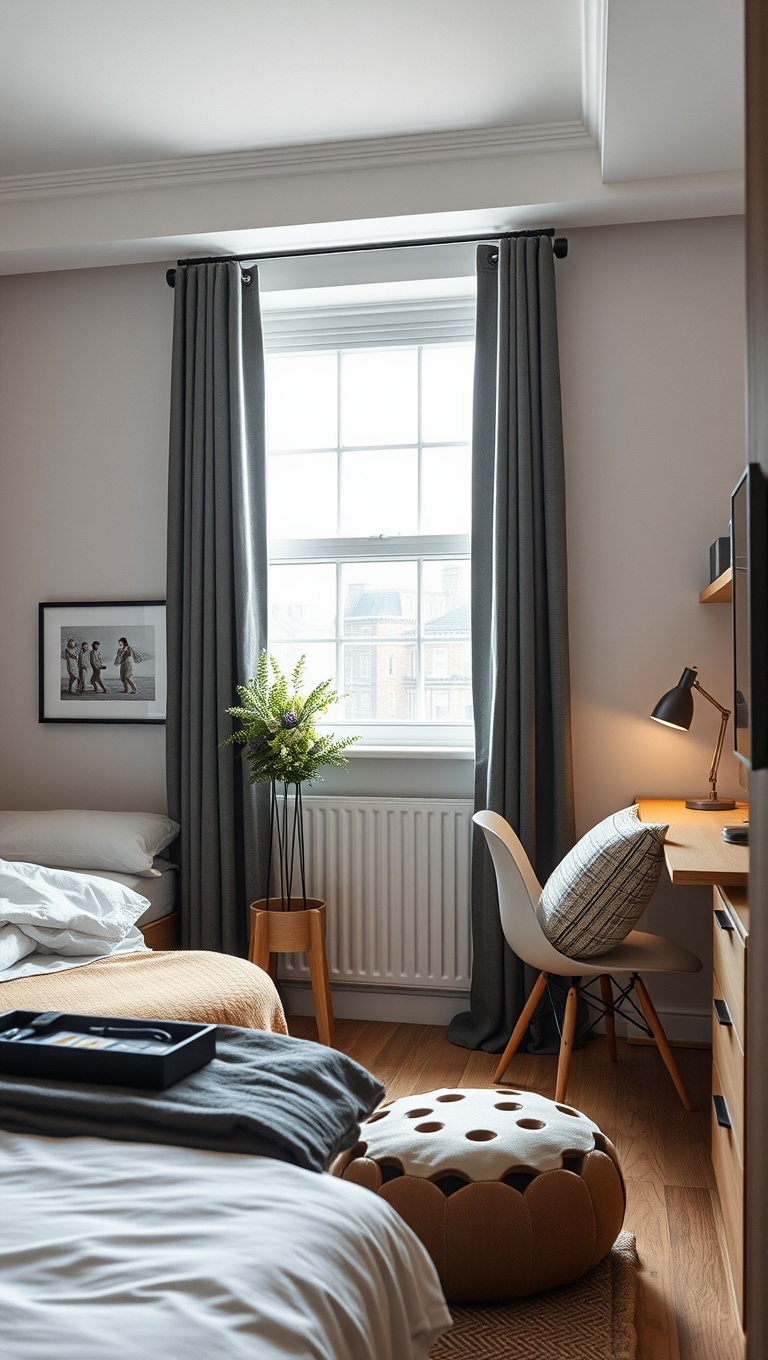 20 Creative Ideas for Stylish Compact Studio Bedrooms - 1. Embrace Multi-Functional Furniture