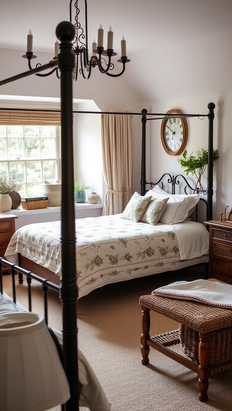 20 Charming Ideas for Your Dream Country Cottage Bedroom - 20. Personal Touches with Family Heirlooms