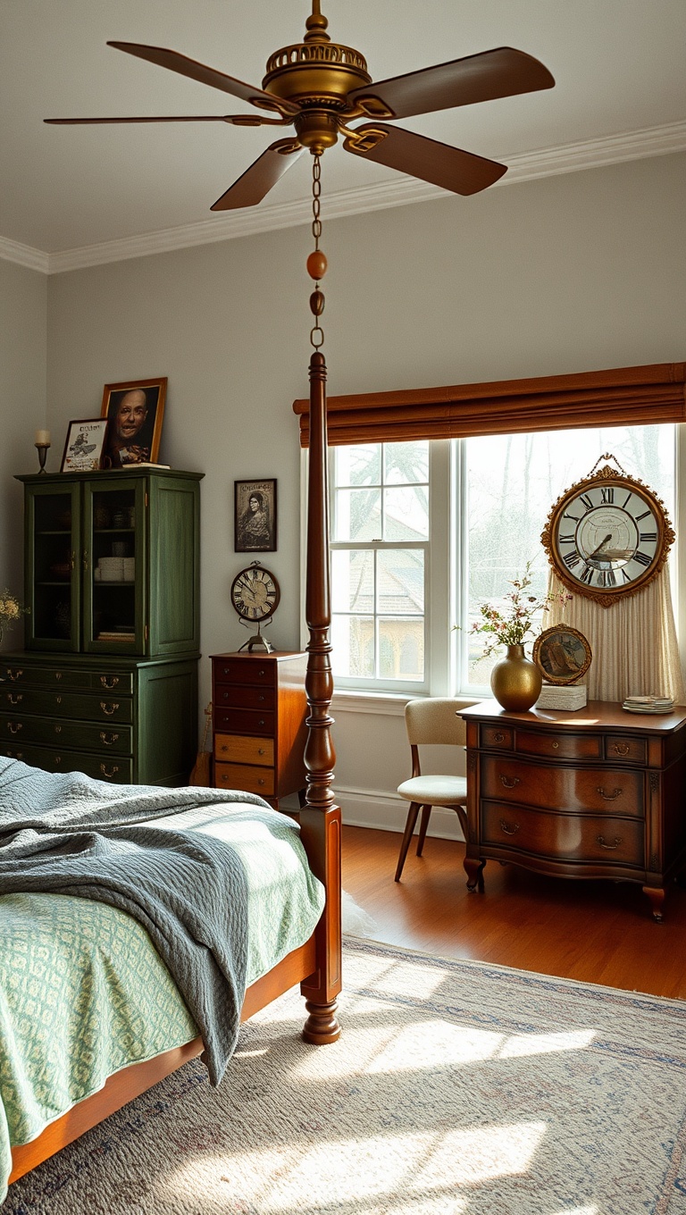 20 Whimsical Ideas to Create Your Dream Eclectic Vintage Bedroom - 3. Vintage Furniture: Love at First Sight