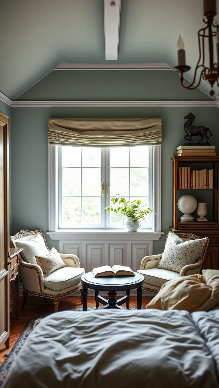 20 Charming Ideas for French Country Style Bedrooms - 12. Cozy Reading Nooks: Make a Corner Cozy