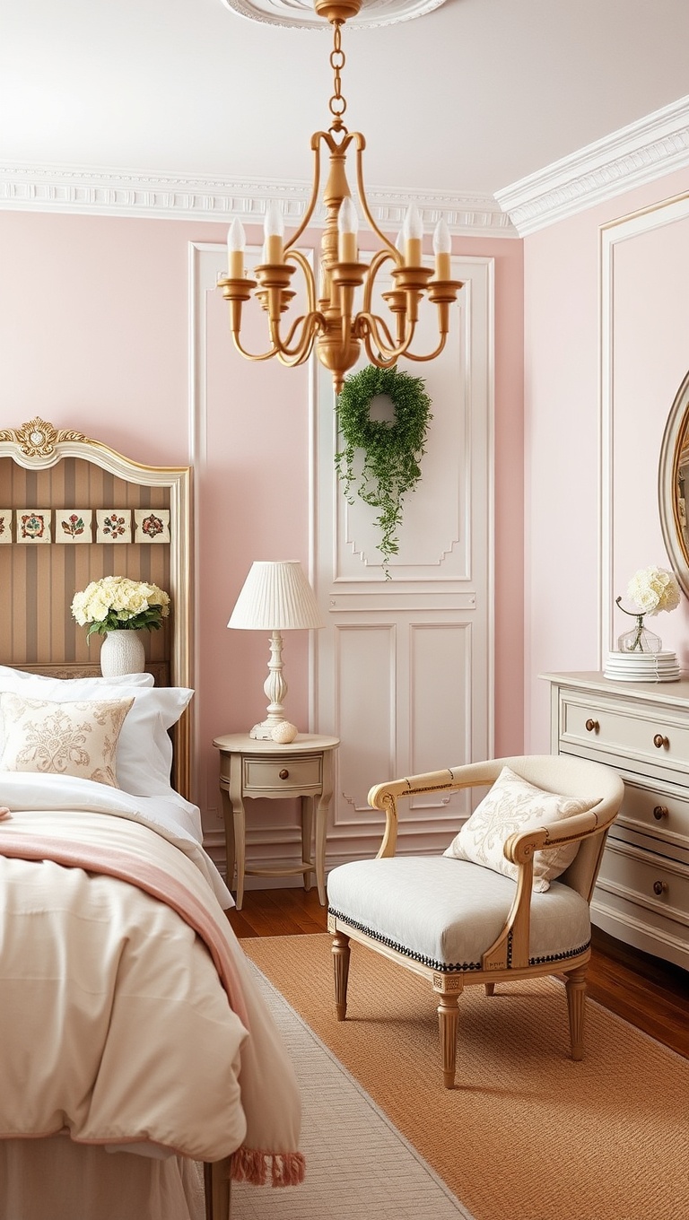 20 Charming Ideas for French Country Style Bedrooms - 1. Embrace Soft Pastels: The Heart of French Colors