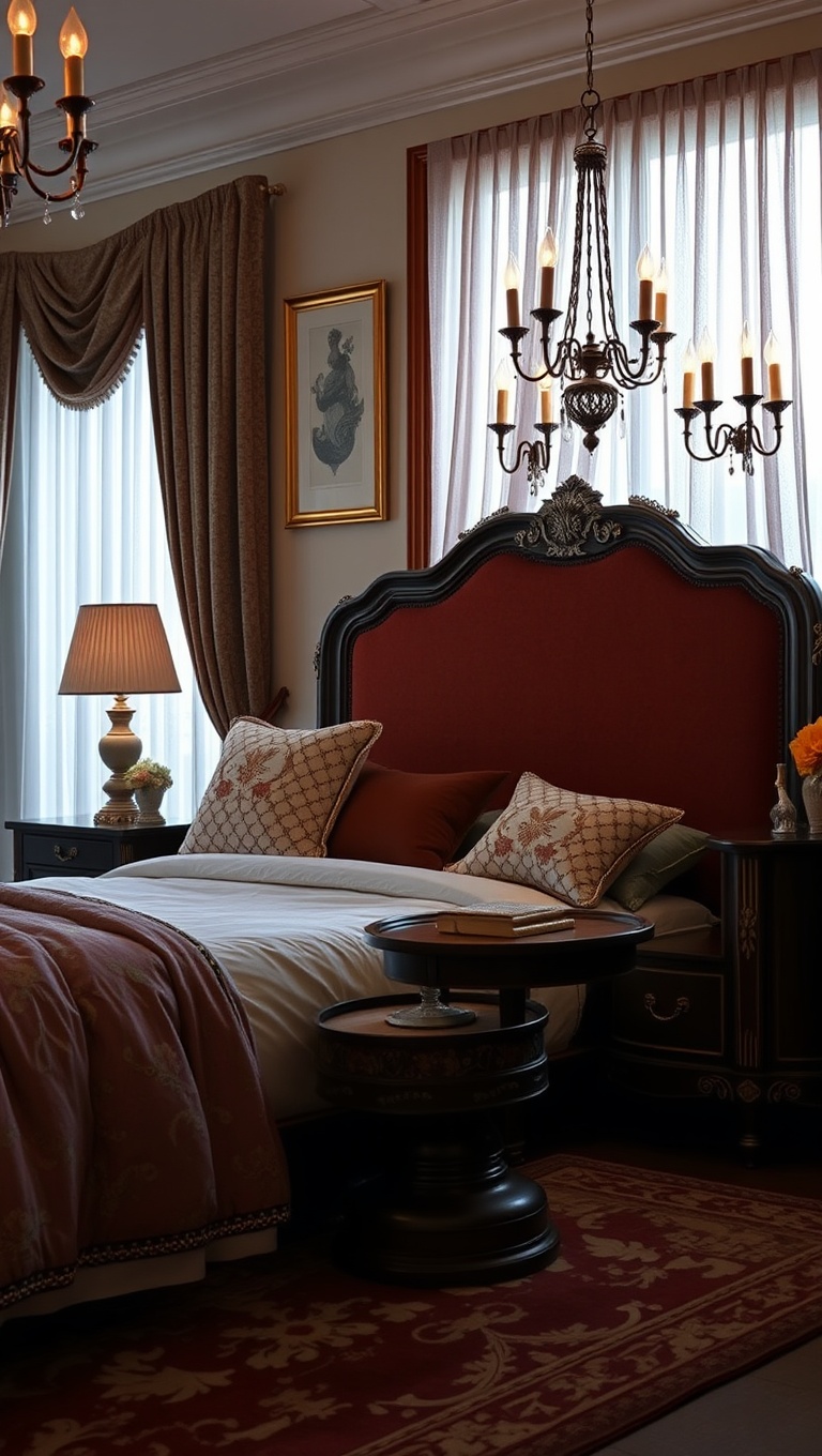 20 Glamorous Hollywood Style Bedroom Ideas to Transform Your Space - 12. Vintage Furniture: Incorporate Timeless Pieces