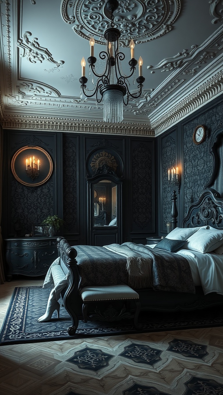 20 Spooktacular Ideas for Your Gothic Style Bedroom - Elegant Victorian Furniture