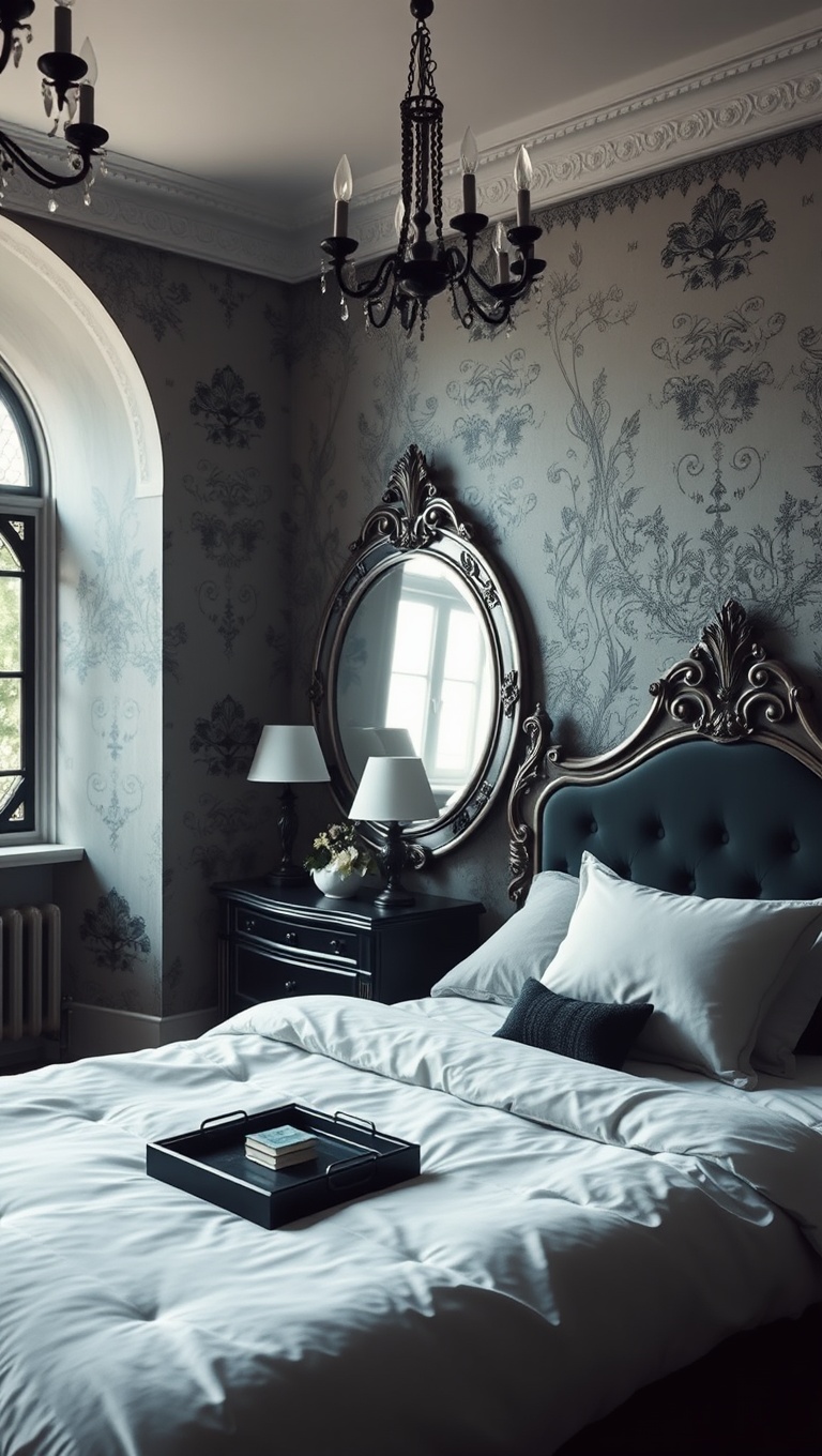 20 Spooktacular Ideas for Your Gothic Style Bedroom - Mysterious Mirrors