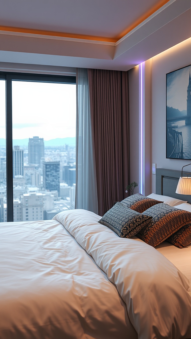 20 High-Tech Smart Bedroom Ideas to Transform Your Space - Voice-Controlled Assistants: Your Personal Bedroom Genie