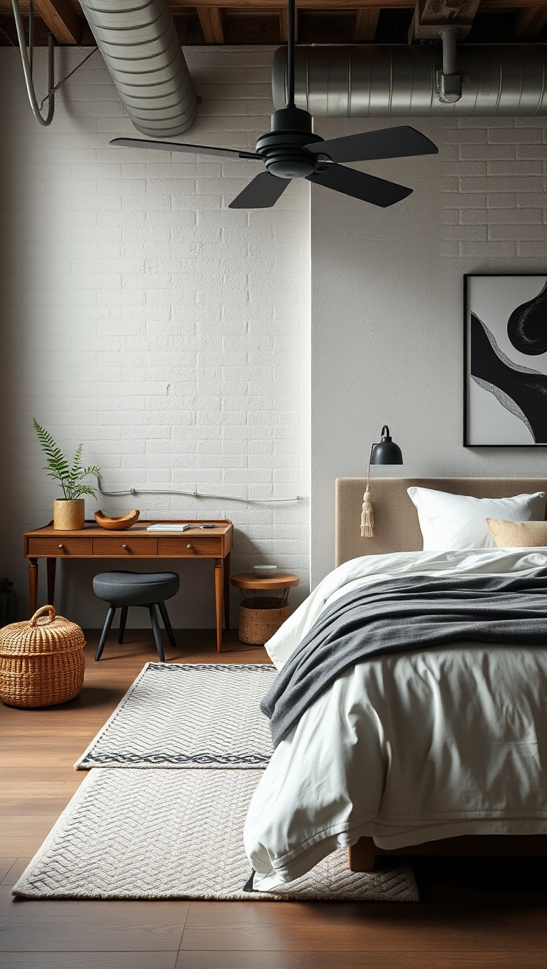 20 Inspiring Ideas to Create Your Dream Industrial Chic Bedroom - Neutral Color Palettes for Serenity