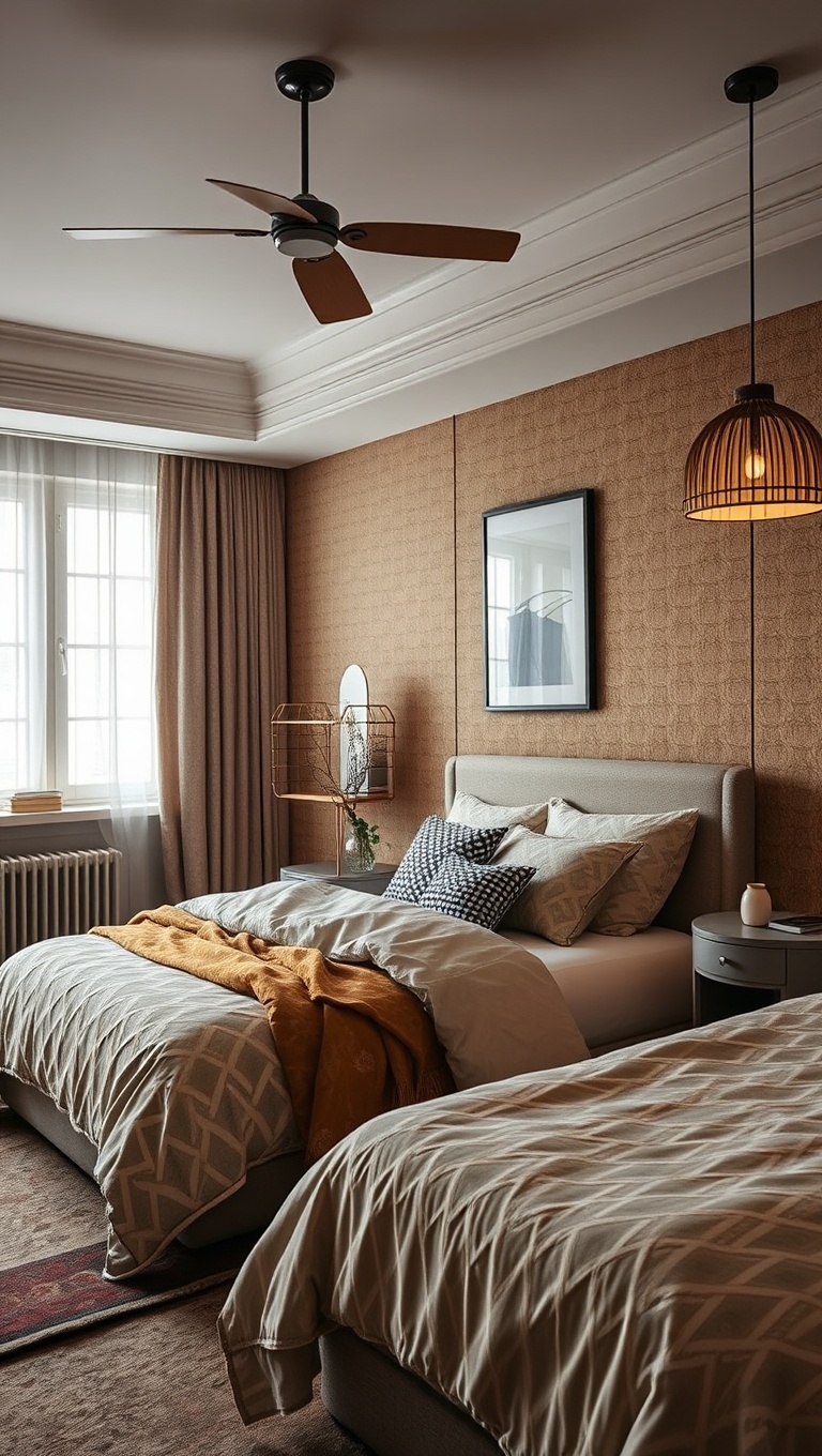 20 Ways to Create a Cozy Layered Textiles Bedroom - 2. Mix and Match: Play with Patterns and Textures