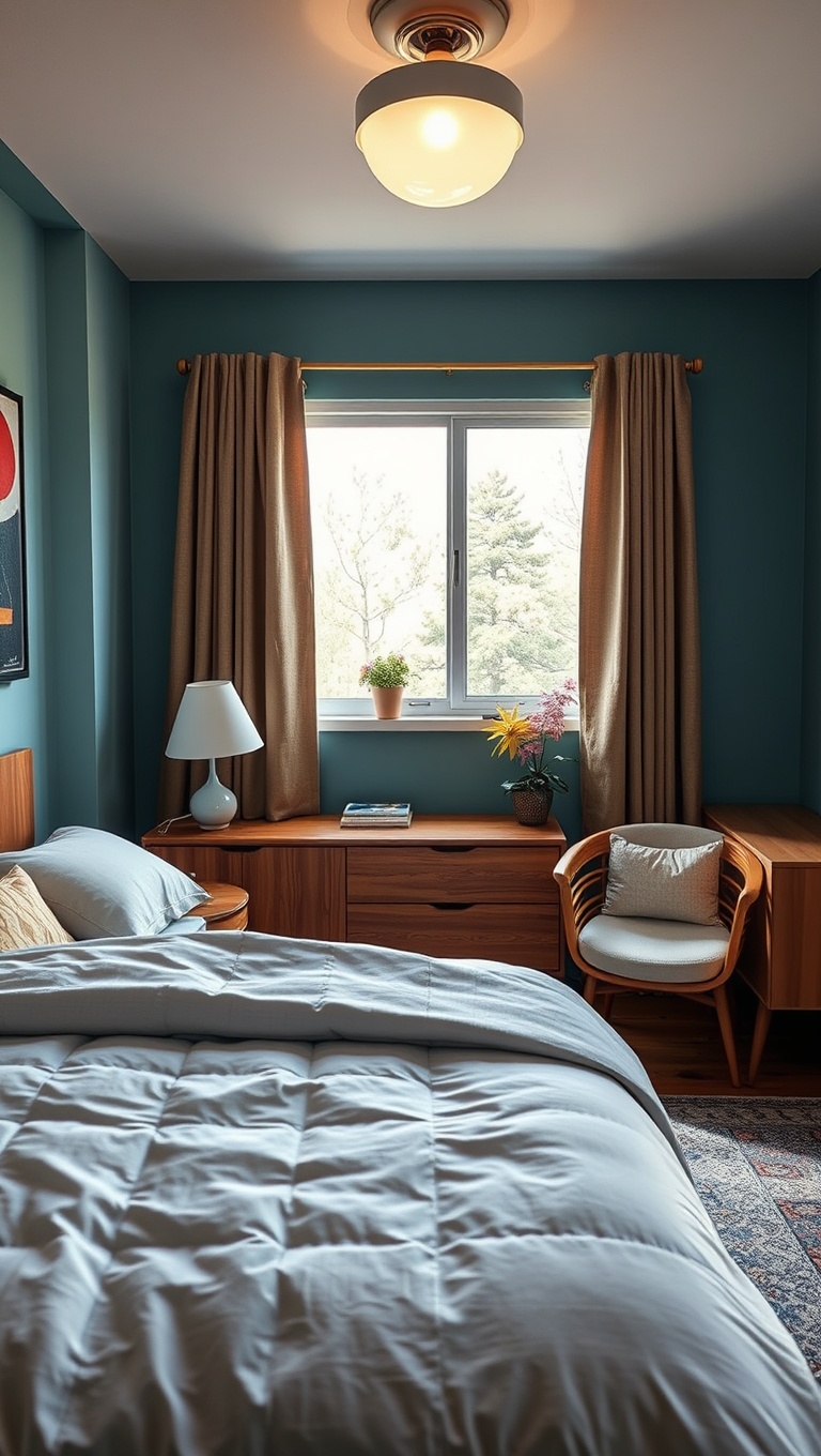20 Fabulous Ideas to Make Your Mid-Century Modern Bedroom Shine! - 2. Embrace Retro Furniture