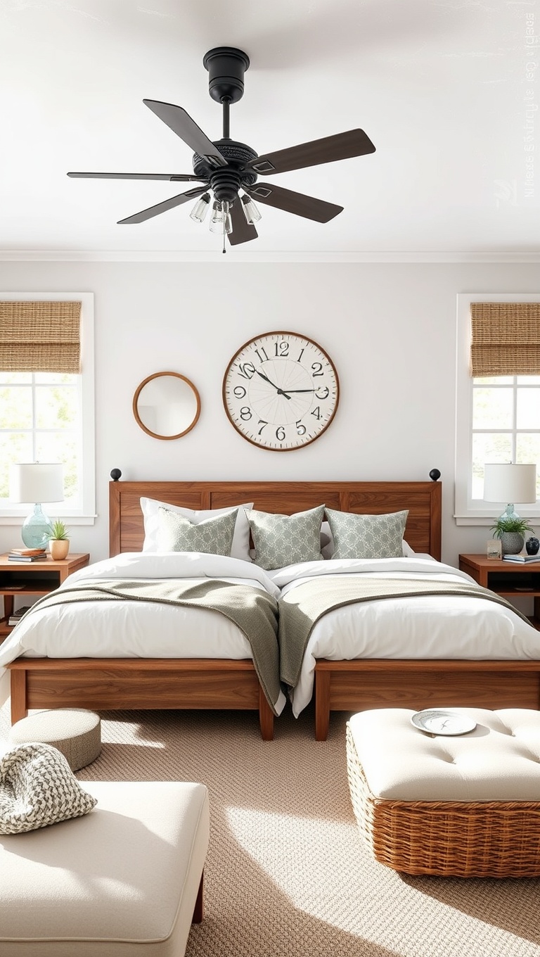 20 Charming Ideas for Modern Farmhouse Bedrooms - 15. DIY Projects: Add Personal Touches with Handmade Decor