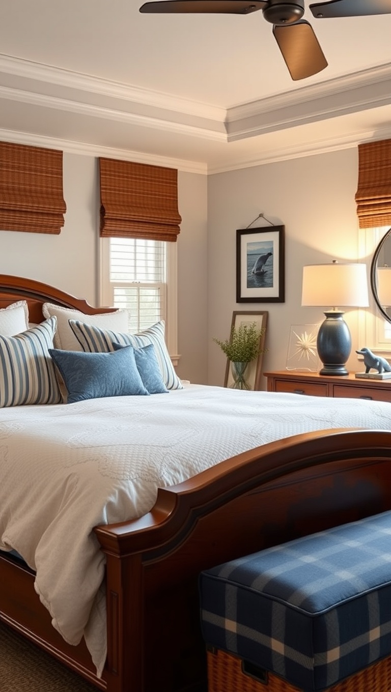20 Nautical Bedroom Ideas to Make Waves in Your Decor - 18. Whale and Dolphin Accents: Playful Figurines