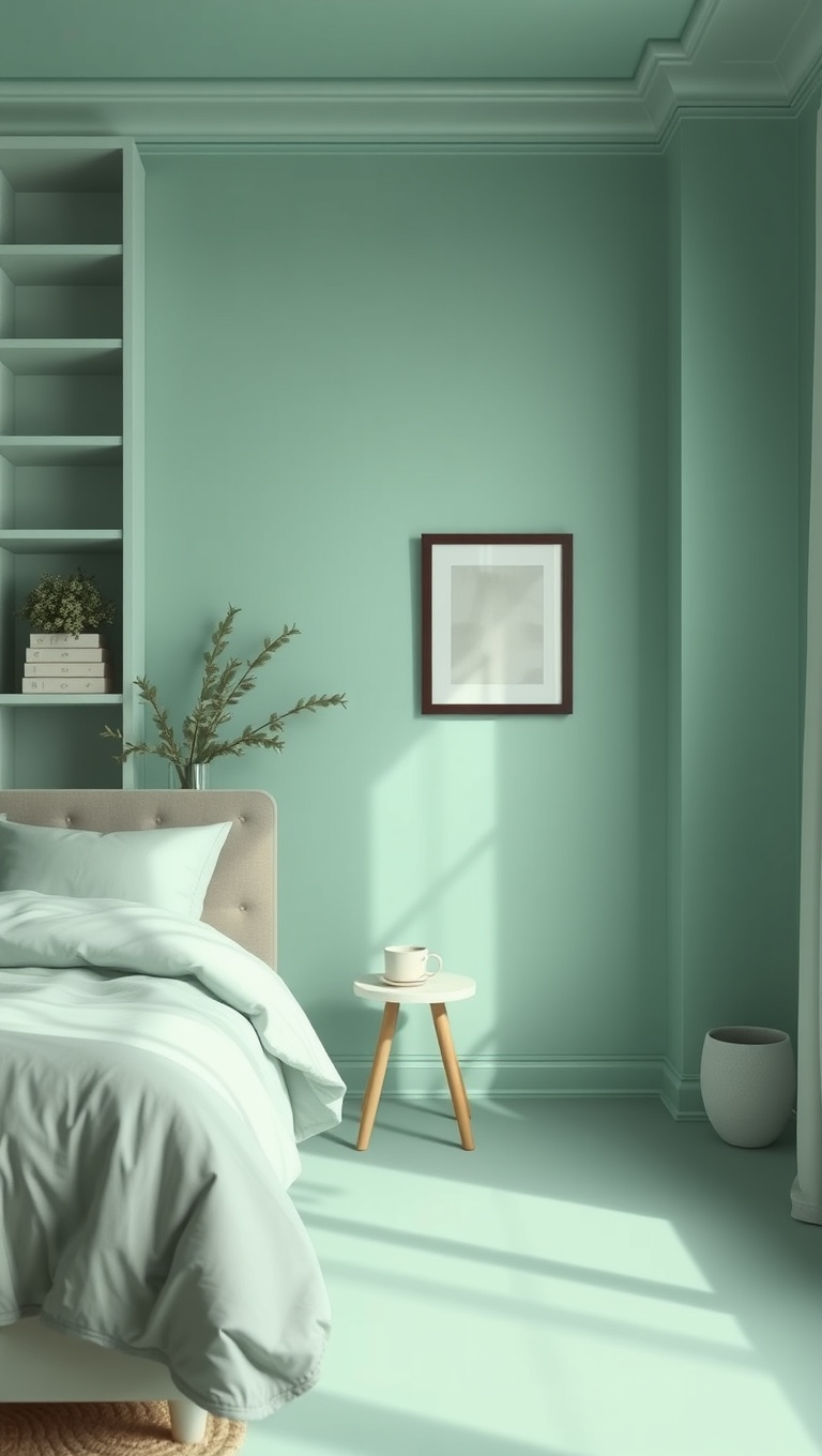 20 Dreamy Ideas for Pastel Color Bedrooms - 1. Mint Green Oasis: Create a Tranquil Retreat