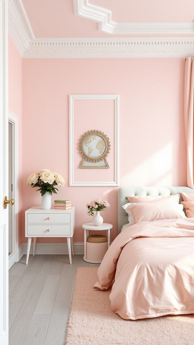 20 Dreamy Ideas for Pastel Color Bedrooms - Layering Pastels: Combining Shades for Depth
