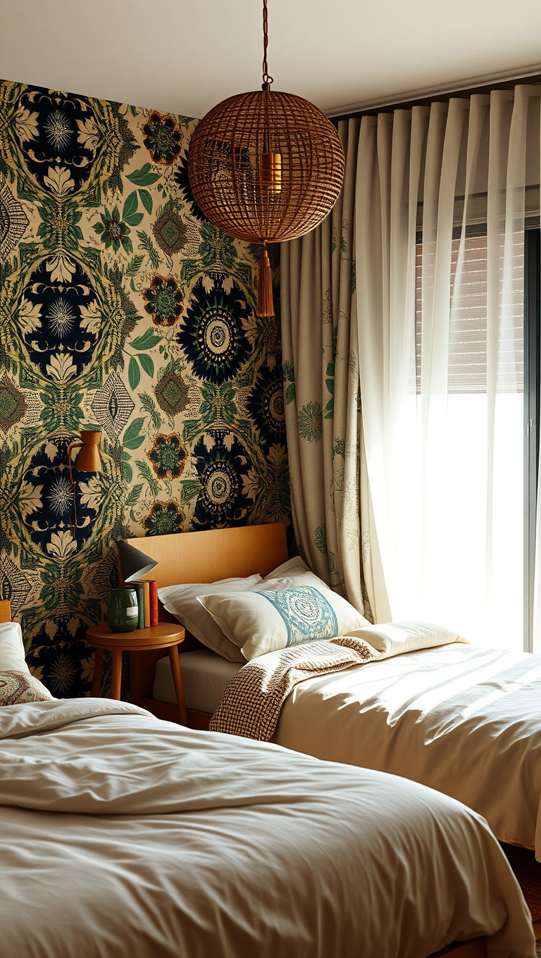 20 Bright Ideas for an Eco-Friendly Bedroom Makeover - 13. Fair Trade Fabrics: Support Global Artisans with Your Choices