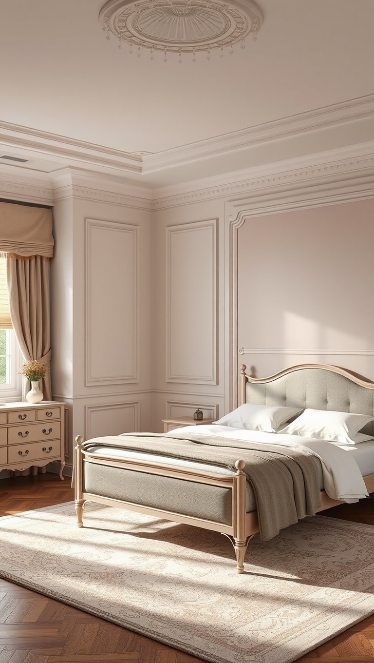 20 Timeless Ideas for a Classic Bedroom Makeover - 11. Choose a Classic Bed Frame with Curved Lines