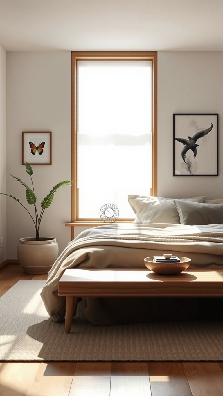 20 Soothing Ideas for Your Perfect Zen Bedroom - 14. Keep Clutter to a Minimum