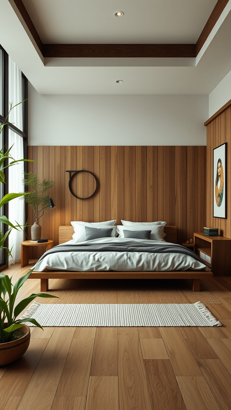 20 Soothing Ideas for Your Perfect Zen Bedroom - 16. Incorporate Bamboo Elements