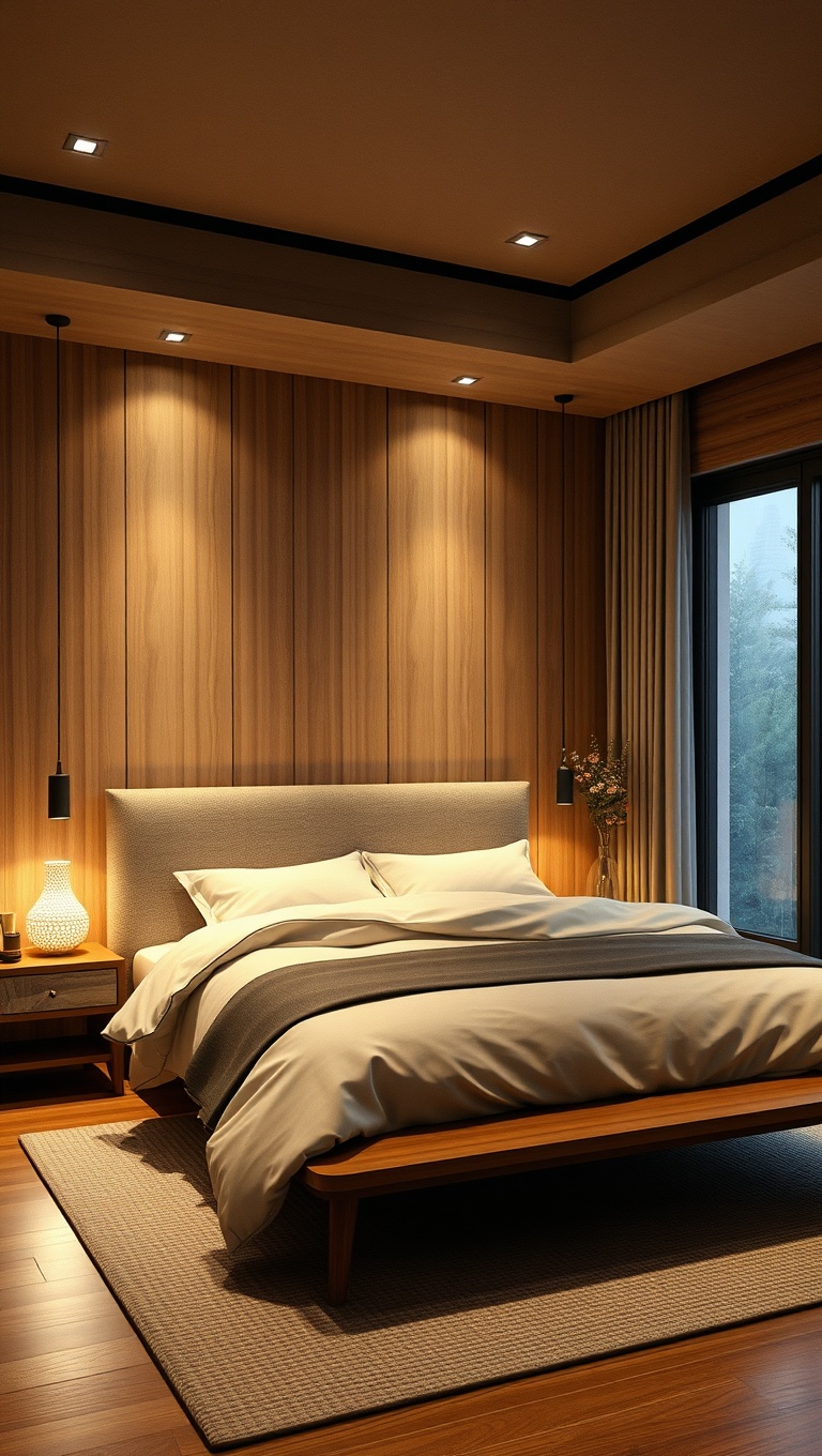 20 Soothing Ideas for Your Perfect Zen Bedroom - 5. Use Ambient Lighting