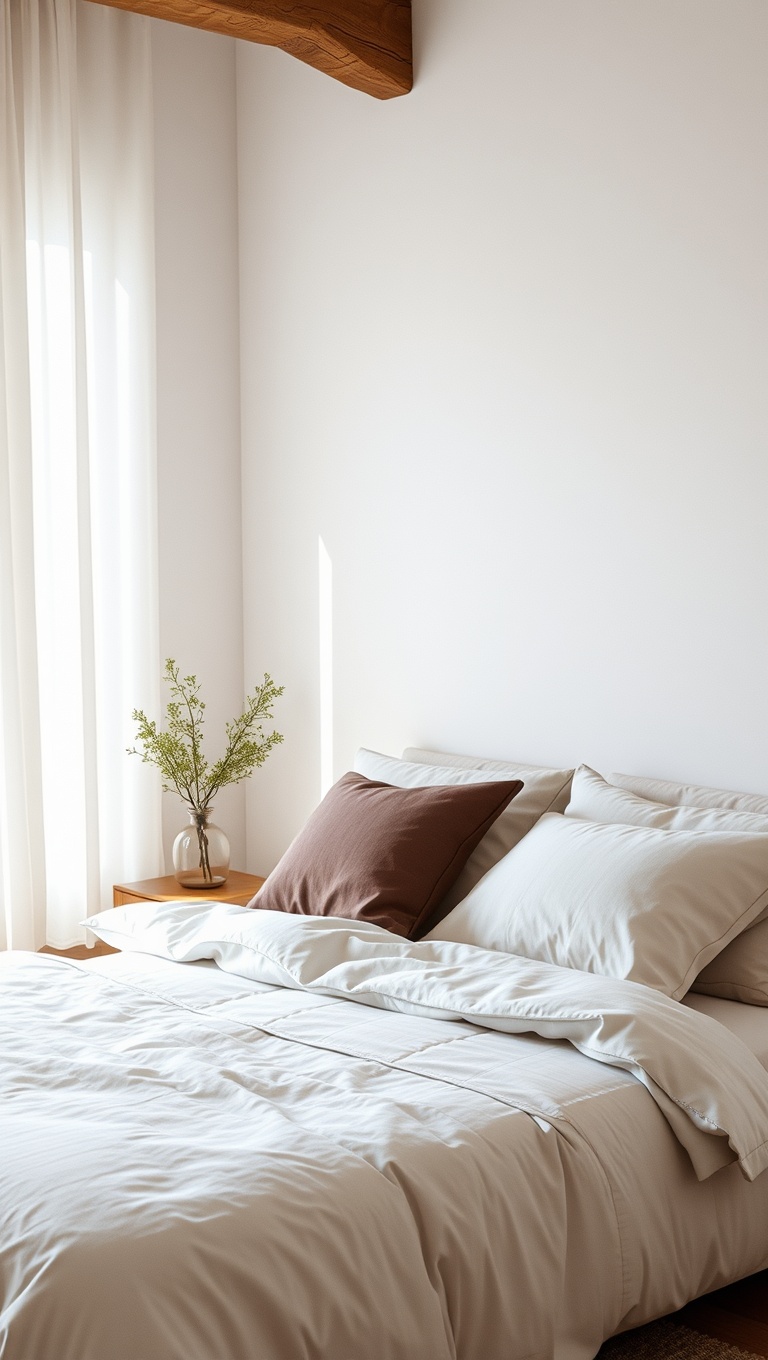 20 Soothing Ideas for Your Perfect Zen Bedroom - 13. Opt for Soft, Layered Bedding