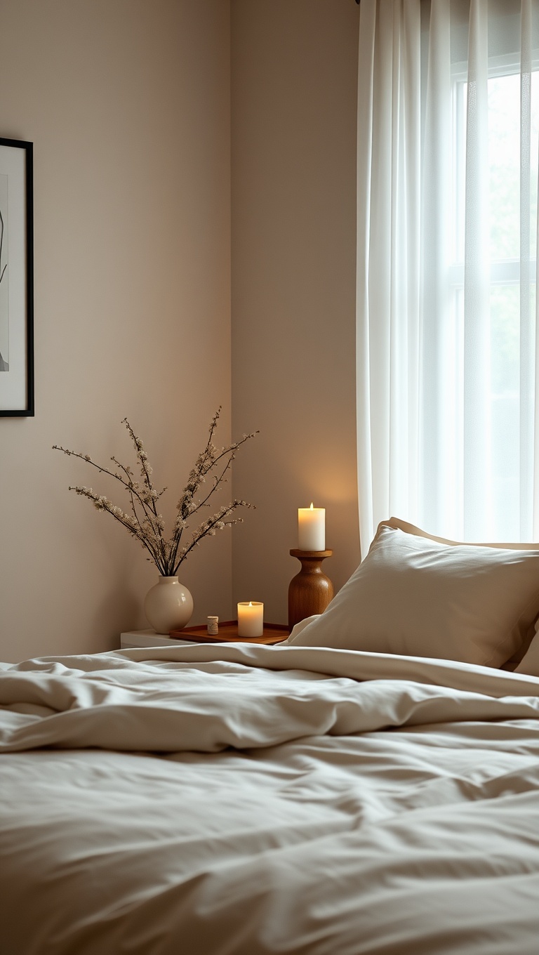 20 Soothing Ideas for Your Perfect Zen Bedroom - 12. Use Scented Candles or Essential Oils