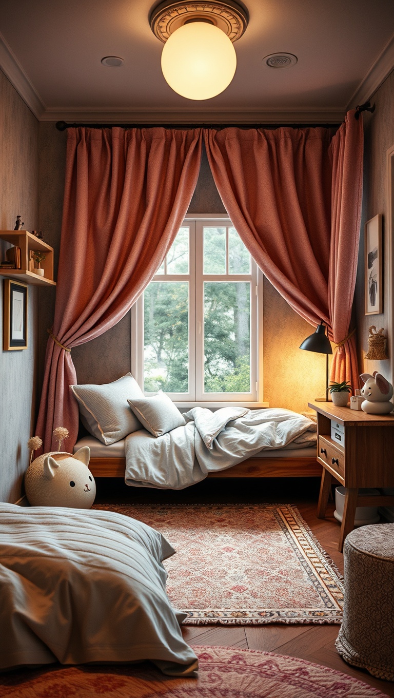20 Whimsical Ideas to Transform Your Child's Bedroom into a Magical Retreat - 10. Cozy Reading Nook: A Storybook Hideaway
